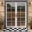 Black and White Checkered Pattern-1, variant on Yellow and White Checkered Pattern Washable Non Slip Indoor Door Mat, Decorative Entry Rug for Entrance, Bedroom, Kitchen, Bathroom, 16"x24"