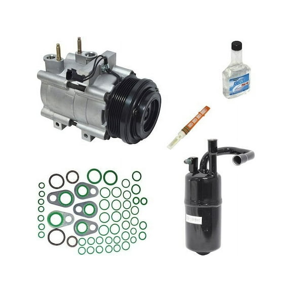A/C Compressor Kit - with Fixed Orifice - Compatible with 2006 - 2011 Ford Crown Victoria 2007 2008 2009 2010