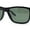 Matte Black - Green, variant on Mens Polarized Antiglare Rectangular Sport Horn Rim Agent Sunglasses Matte Black - Black