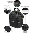 thumbnail image 3 of Bicycle Basket Front Detachable Waterproof Bike Handlebar Basket Pet Carrier Frame Bag, 3 of 3