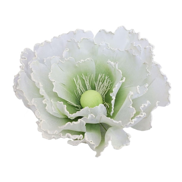 Cabeza de flor artificial, flor de imitación decorativa, cabeza de flor falsa para verde 30cm