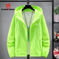 thumbnail image 2 of Queshark - Chaqueta de ciclismo ultradelgada y ultraligera de secado rápido para hombre y mujer, con protección solar y reflectante UV, para verano, 2 of 5