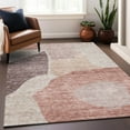 thumbnail image 6 of Addison Rugs Mayfield Washable Transitional Abstract Blush Rectangle Rug, 3' x 5', 6 of 6