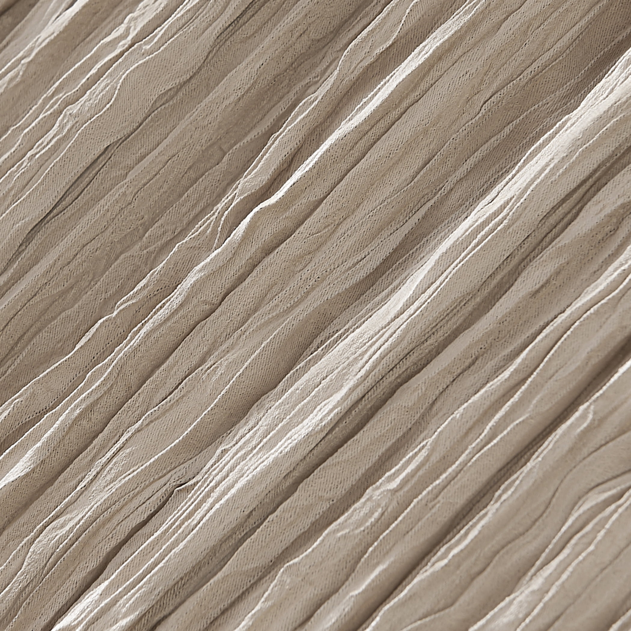 No. 918 Odelia Distressed Velvet Tab Top Curtain Panel, 50" x 95" in Pearl