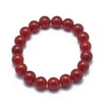 thumbnail image 2 of 1pc Natural Jade Bead Stretch Bracelets Round Dyed 2-1/8 inch~2-3/8 inch(5.5~6cm) Bead: 8mm, 2 of 3