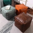 thumbnail image 1 of Sentmoon Housse de Pouf Ottoman Imperméable Extensible Housse de Siège Bricolage Rembourrée Housse de Fauteuil Poire Sans Rembourrage Housse de Repose-Pieds Lavable Étui de Protection pour Salon Chambre, 1 of 3