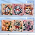 thumbnail image 3 of Tarjeta Deseos Diarios Diamantes Dibujo Pintura DIY 6 Uds. Gato, 3 of 7