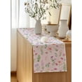 thumbnail image 5 of Table Runner 90 Inches Long for Kitchen Dining, Pink Spring Floral Dresser Scarf Farmhouse, Dining Table Decorations for Wedding/Parties, Flowers Botanical Elegant Pastoral 13 x 90 In, 5 of 8
