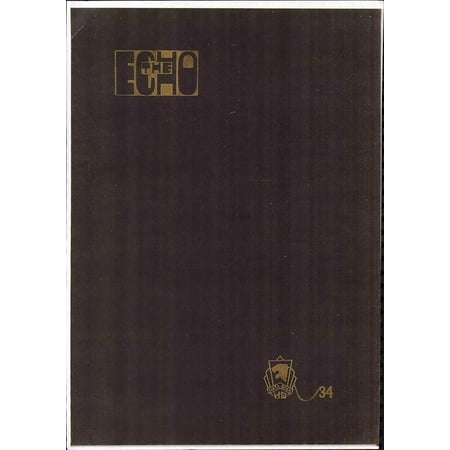 (Custom Reprint) Yearbook: 1934 Santa Rosa High School - Echo Yearbook (Santa Rosa, CA)