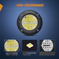 thumbnail image 2 of Nilight Flush Mount Pods 2Pcs 5inch 36W Upgraded Spot Flood Combo Beam Round Driving Fog Led Work Backup Light Bumper lights for Offroad 4x4 Truck SUV, 2 of 9