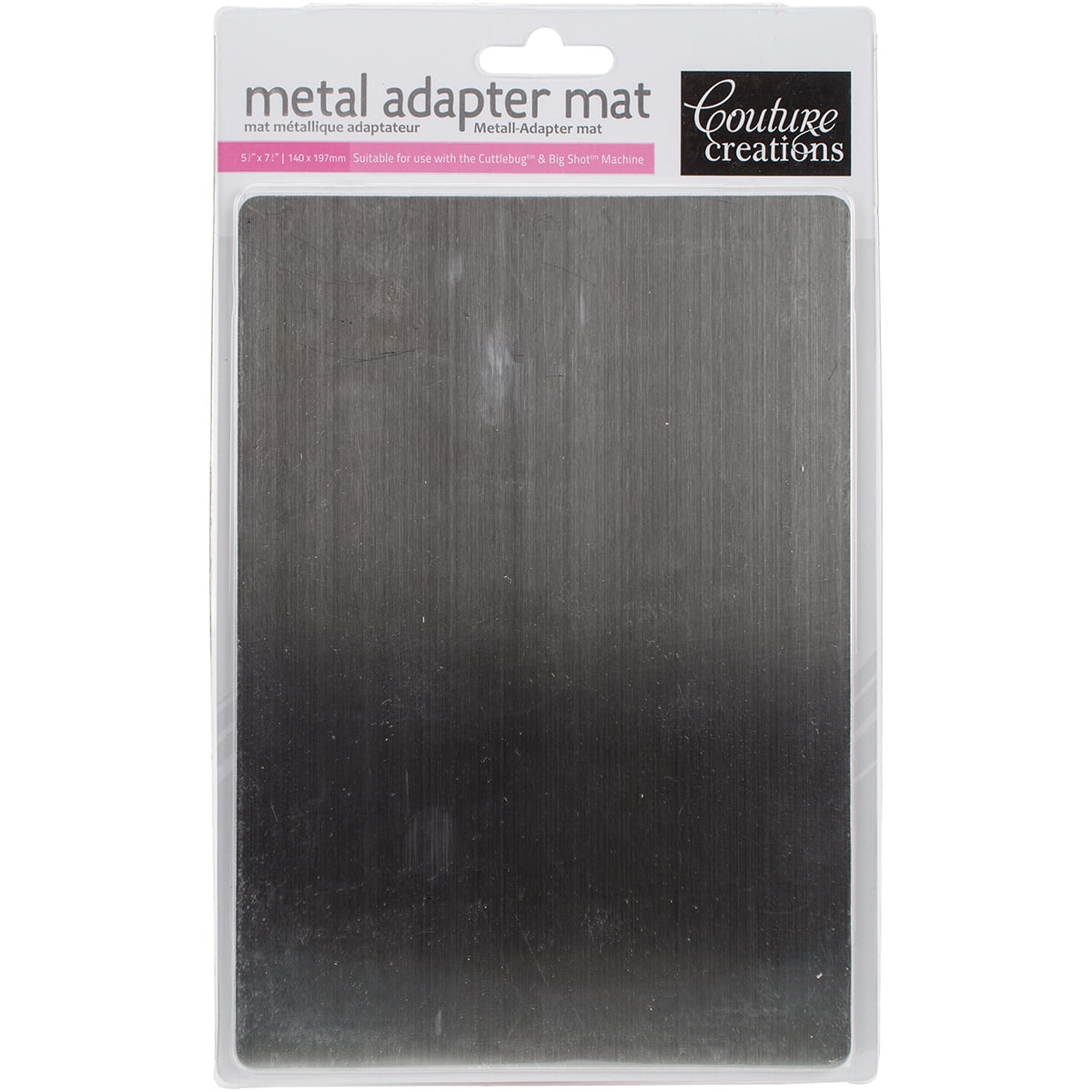 Couture Creations Adapter For Cuttlebug Big Shot Metal Mat 5 5 X7 75 Walmart Canada Couture Creations Adapter For Cuttlebug Big Shot Metal Mat 5 5 X7 75 Walmart Canada
