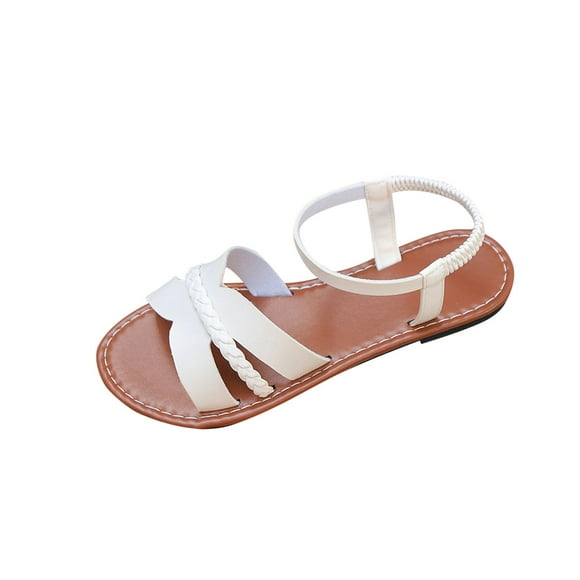 VEKDONE Women's Platform Sandals Women's Fashion Casual Summer New Style Solid Color Open Toe High Top Low Heel Thick Zipper Roman Shoes Sandals