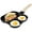 Black, variant on Austok Egg Frying Pan 3 in 1 Egg Skillet with Wooden Handle Non Stick Aluminum Alloy Omelette Pan Effortless to Clean Egg Cooker Pan for Induction Cooker Gas Cooker Electric Pottery Oven