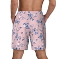 thumbnail image 2 of Lsque Mens Swim Trunks Butterfly Pattern - Bathing Suit Compression Liner - Beach Swim Shorts Swimwear - (S-3XL) - Stretch Quick Dry -Small, 2 of 9