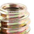 thumbnail image 4 of M Buder Tuercas De Inserción Para Madera Acero Al Carbono Galvanizado Cabeza Hexagonal Fijación Muebles Carpintería Conector Roscado Resistente Al Óxido Talla M8*13mm Paquete 20 Piezas, 4 of 9