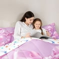 thumbnail image 5 of Feelyou Fashion Cartoon Bow Full Size Comforter Sets, Fairy Princess Bedding Sets, 3pcs, 5 of 8