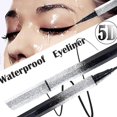thumbnail image 3 of Eyeliners Liquides Longue Durée Crayon à Sourcils Eyeliner Étoilé Ciel Résistant à L\'eau Noir Séchage Rapide, 3 of 8
