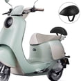 thumbnail image 1 of PTOOTP Motorcycle Rear Backrest Electric Bike Backrest Black 1Set Fatigue Reduction, 1 of 8