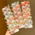 thumbnail image 2 of 6/12/24/36 pieces of sweet girl butterfly hairpins that do not hurt hair, super nice and cute hairpins, 2 of 10