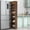Walnut, variant on 71"H Slim Mobile 7 Tier Modern Kitchen Cabinet, Kitchen Storage Cabinet With Guard Rails, Kitchen Cabinet Pull-Out Design for Narrow Living Kitchen Areas, Walnut