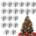 thumbnail image 3 of pdqouc Snowman Face Wooden Beads 20 Mm Natural Face Ball Wooden Beads Christmas Wooden Beads Snowman Split Wooden Beads For Decorating Xmas Season Decor Clearance, 3 of 5