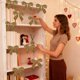 thumbnail image 4 of Adornos navideños con lazo de terciopelo, 12 unidades, para San Valentín, Navidad, ventanas, árboles de Navidad, Halloween, otoño, hogar, adornos navideños., 4 of 9