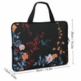 thumbnail image 2 of Werpe Flowers Birds Annabel Kidston Diving Fabric Laptop Carrying Bag 13inch, 2 of 5