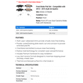 thumbnail image 2 of Front Brake Pad Set - Compatible with 2013 - 2015 Audi A6 Quattro 2014, 2 of 2