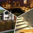 thumbnail image 5 of SZRSTH Solar Outdoor Lights Waterproof - 16PCS LED Solar Step Deck Lights Decor for Stairs Fence Yard Patio Pathway -Warm White, 5 of 6