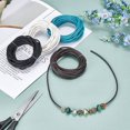 thumbnail image 4 of HAOAN 1Roll 21.9 Yards Genuine Round Leather String Cord 3mm Rope for Saddle Brown Leather String Cord for Making Necklaces Bracelets Braiding Wraps Crafts and Hobby Projects, 4 of 5
