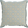 thumbnail image 2 of Surya FNC006-2020 Francesco Pillow Cover - Sky Blue, Cream & Burnt Orange - 20 x 20 x 0.25 in., 2 of 3