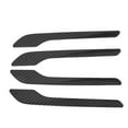 thumbnail image 3 of 4 Pcs Door Handle Wrap Cover ABS Protective Stickers for  Model 3 2017-2020, 3 of 8