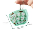 thumbnail image 2 of Mini Whack-A-Mole Game Keychain, LED Electronic Mini Hamster Memory Game Toy Keychain with Bells, "Guess-Where I Am" Fidget Toy for Kids Adult White, 2 of 2
