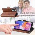 thumbnail image 2 of Case for Samsung Galaxy A23 Cover Leather Wallet Folio Case Book Design Flip Magnetic Closure - Brown, 2 of 5