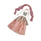 thumbnail image 5 of Vestimenta de vestimenta de muñecas lindo para regalo de cumpleaños Photo Prop de miniatura Vestido elegante accesorios elegantes ropa de muñeca ropa Rojo, 5 of 8