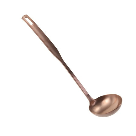 

Stainless Steel Cooking Utensil Set Nonstick Heat Resistant Kitchen Utensil Cooking Tools (Rose Gold)
