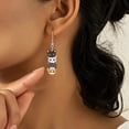 thumbnail image 2 of Halloween Cute Cat Head Acrylic Earrings - Featherless, Versatile Holiday Theme, Perfect For Parties & Birthdays, 2 of 5