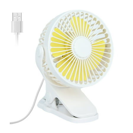 

USB Fan Spiral Blades Low Decibel Detachable Masque Strong Wind Super Quiet Quick Cooling ABS Clip Type Desk Fan Living Room Supply