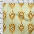 thumbnail image 3 of oneOone Cotton Poplin Gamboge Yellow Fabric Asian Ikat Fabric For Sewing Printed Craft Fabric By The Yard 42 Inch Wide, 3 of 4