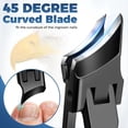 thumbnail image 4 of Cortaúñas Biselado Eagle Beak - Abertura de Mandíbula , Antisalpicaduras, con Recogedor, 45 Grados, Color Negro, 4 of 8