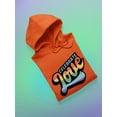 thumbnail image 3 of Celebrate Love Colorful Banner Hoodie Women -Smartprints Designs, Female Medium, 3 of 4