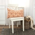 thumbnail image 2 of Rizzy Home Rust 14"X26" BoTanical Knife Edged Poly Filled Throw Pillow, 2 of 5