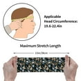 thumbnail image 6 of Naloa Dogs Fashionable Sport Sweatband for Running, Yoga, Basketball - Head Circumference 19.6-22.4 inches, 6 of 9