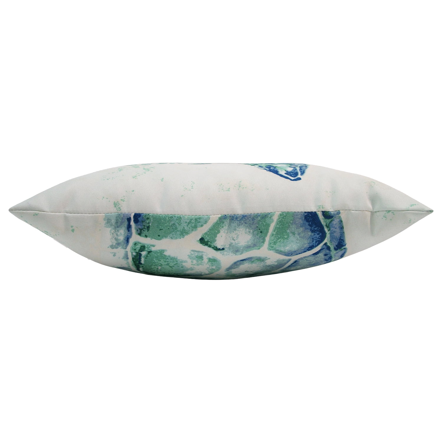 Mainstays 16" x 16" Reversible Decorative Outdoor Throw Pillow, Teal Turtle