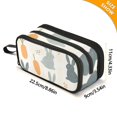 thumbnail image 4 of FORMRS Pencil Case with 3 Compartments Zipper Pouch, Elementary School Level and up, Whimsical Rabbits, 4 of 8