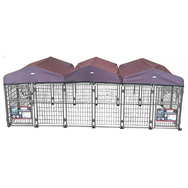 Two by Two 4' x 4' x 4 ½' Haven Expandable Kennel - Walmart.com