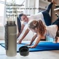 thumbnail image 3 of Sports Water Bottle, Button Lid 550ml Stylish Look Sports Bottle Frosted  For Exercise, 3 of 8