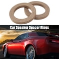 thumbnail image 2 of 4 Piezas 4' Universal Madera Caqui Coche Altavoz Subwoofer Espaciador Anillos Unique Bargains, 2 of 6