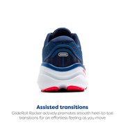 Brooks Women’s Ghost Max 2 Neutral Running & Walking Shoe - Peacoat/True Blue/Diva Pink - 6 Medium