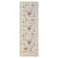 thumbnail image 4 of Washable Runner Rug Non Slip, 2x6ft Ultra Soft Low Pile Boho Floral Carpet for Living Room Bedroom, Polyester with TPR Backing, 4 of 6